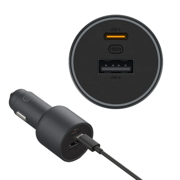 Xiaomi 100W 5A Car USB-C PD Charger PD3.0 QC3.0 SCP FCP Quick Charge For Smart Phones Tablets Laptops For iPhone 11 SE 2020 For Samsung Galaxy Note 20 For iPad Pro 2020 MacBook Air 2020 Xiaomi Huawei