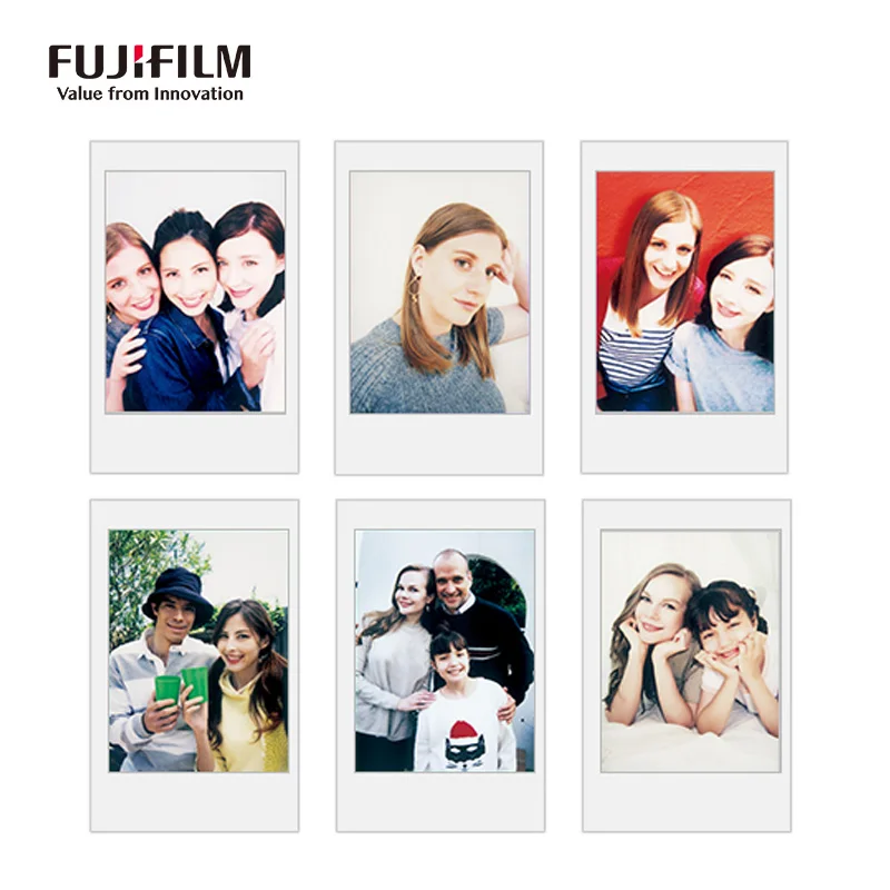 Fujifilm Instax Mini Film White Edge 20 Sheets Photo Paper for