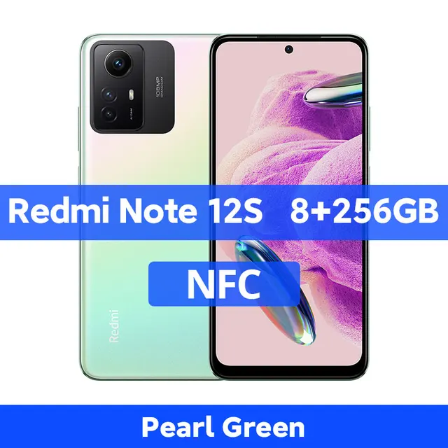 SMARTPHONE XIAOMI REDMI NOTE 12S 6.43FHD NFC 8GB/256GB 4G DUAL GREEN