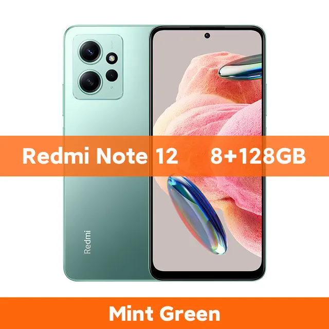Xiaomi Redmi Note 12 5G l 8GB + 256GB ROM l 6nm Snapdragon® 4 Gen 1 l 120Hz  AMOLED display, 33W fast charging
