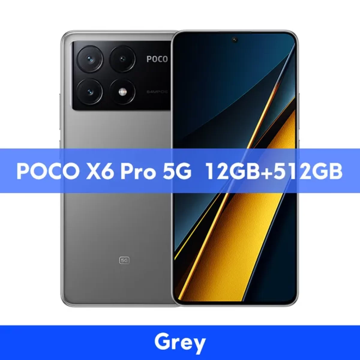 POCO X6 PRO 5G Black(512GB 12GB) 6.67 Dual Sim Dimensity D8300 Global  Version.